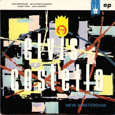COSTELLO, ELVIS - NEW AMSTERDAM UK original EP (7")