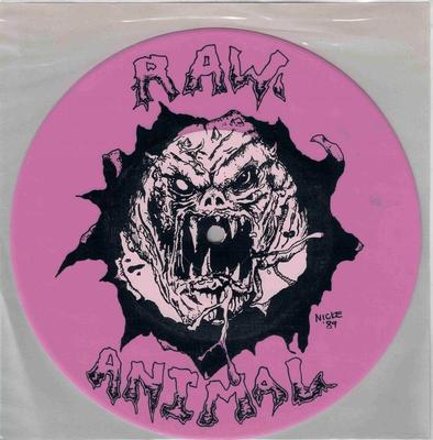 RAW ANIMAL - THE MIRACLE OF LOVE / Leaving Here (7")