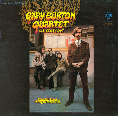 BURTON, GARY - GARY BURTON QUARTET IN CONCERT German original pressing, mintish! (LP)