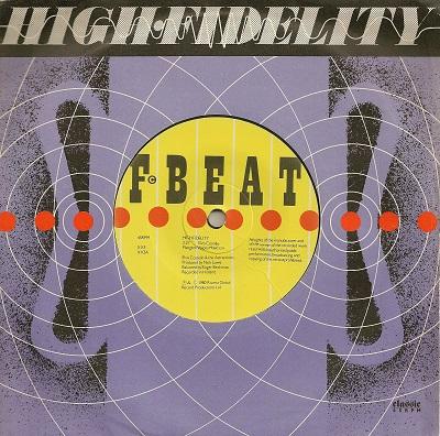 COSTELLO, ELVIS AND THE ATTRACTIONS - HIGH FIDELITY / Getting Mighty Crowded   UK pressing (7")