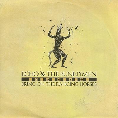 ECHO & THE BUNNYMEN - BRING ON THE DANCING HORSES / Over Your Shoulder German ps (7")