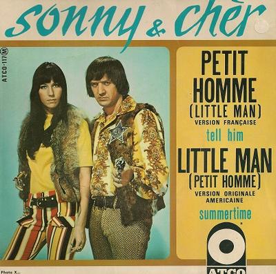 SONNY & CHER - PETIT HOMME / LITTLE MAN E.P. French original (7")