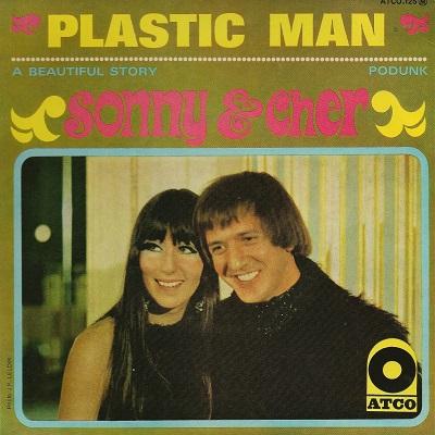 SONNY & CHER - PLASTIC MAN E.P. French original (7")
