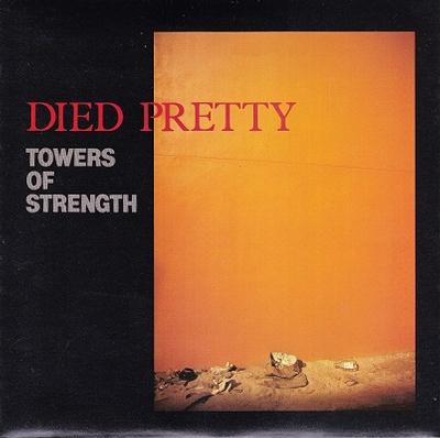 DIED PRETTY - TOWERS OF STRENGTH / From A Buick 6   Original OZ pressing with postcard (7")