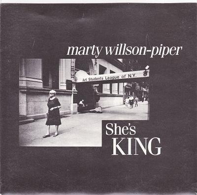 MARTY WILLSON-PIPER - SHE'S KING / Frightened Just Because Of You   Original OZ pressing (7")
