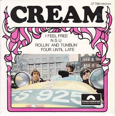 CREAM - I FEEL FREE E.P. Original French EP from 1966. (7")