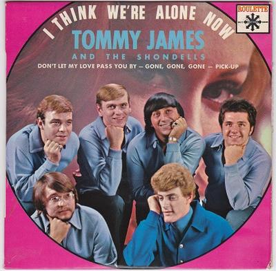 TOMMY JAMES & THE SHONDELLS - I THINK WE'RE ALONE NOW E.P. French pressing (7")