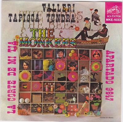 MONKEES, THE - VALLERI E.P. Mexican pressing (7")