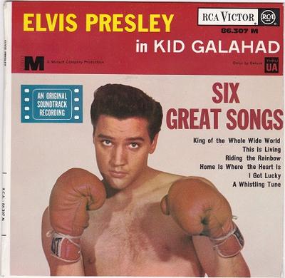 PRESLEY, ELVIS - KID GALAHAD E.P. French pressing (7")