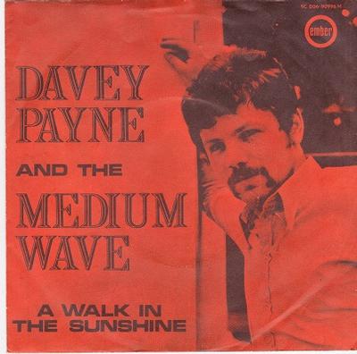 PAYNE, DAVEY AND THE MEDIUM WAVE - A WALK IN THE SUNSHINE / Looking Towards The Sky Dutch pressing (7")