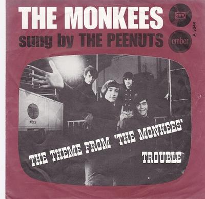 THE PEENUTS - THE THEME FROM THE MONKEES / Trouble Dutch pressing (7")
