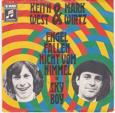 WEST, KEITH AND MARK WIRTZ - ENGEL FALLEN NICHT VOM HIMMEL / Shy Boy German pressing (7")