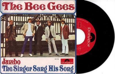 BEE GEES - JUMBO / The Singer Sang His Song italy original (7")
