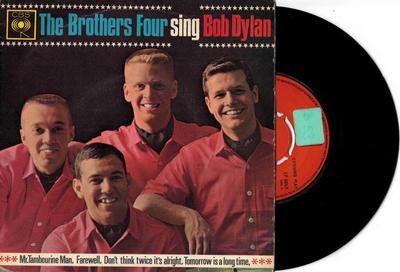 BROTHERS FOUR, THE - SING BOB DYLAN uk original (7")