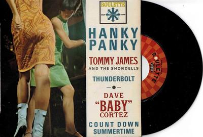 TOMMY JAMES & THE SHONDELLS - HANKY PANKY French Pressing (7")