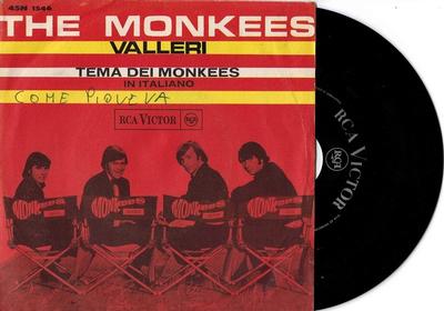 MONKEES, THE - VALLERI / Tema Dei Monkees italian ps (7")
