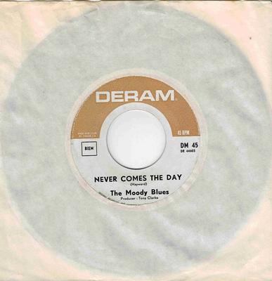 MOODY BLUES, THE - NEVER COMES THE DAY / So Deep Within You (7")