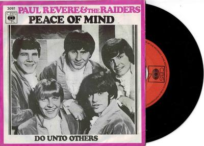 REVERE, PAUL - PEACE OF MIND / Do Unto Others dutch ps (7")