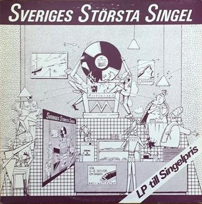 VARIOUS ARTISTS (PUNK / HARDCORE) - SVERIGES STÖRSTA SINGEL 1980 compilation (LP)