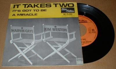 GAYE, MARVIN & KIM WESTON - IT TAKES TWO / It's Got To Be A Miracle Dutch press from 1967. (7")