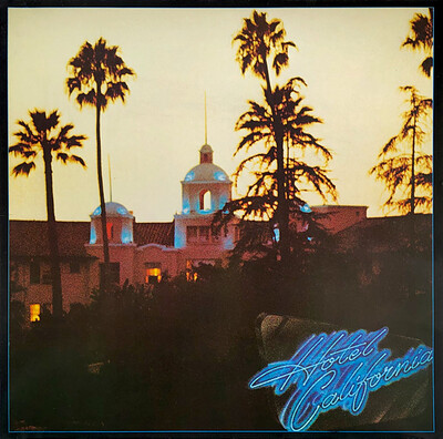 EAGLES - HOTEL CALIFORNIA UK 80's Re-issue, Mintish (LP)