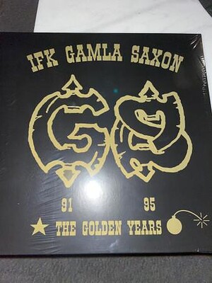 IFK GAMLA SAXON - 91-95 THE GOLDEN YEARS Gold vinyl (LP)