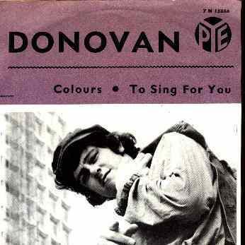 DONOVAN - COLOURS swedish alternate ps single (7")
