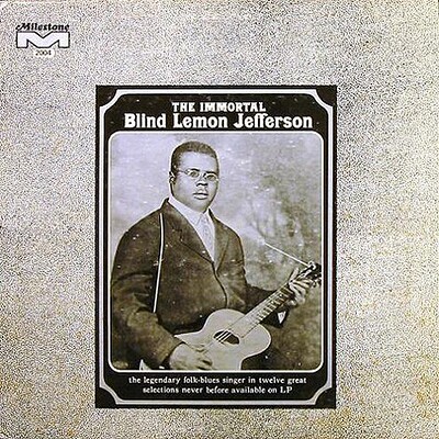 BLIND LEMON JEFFERSON - THE IMMORTAL BLIND LEMON JEFFERSON us original pressing (LP)