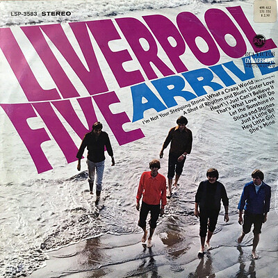 LIVERPOOL FIVE - ARRIVE German press from 1966. (LP)