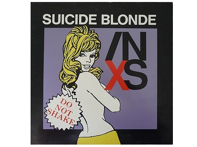 INXS - SUICIDE BLONDE uk original pressing, gatefold sleeve (12")