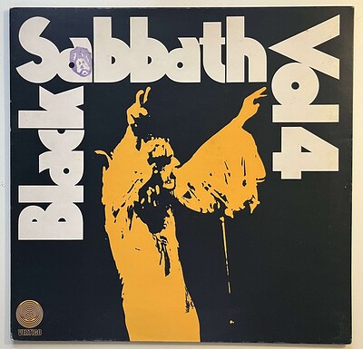 BLACK SABBATH - BLACK SABBATH VOL 4 Rare UK original from 1972. (LP)