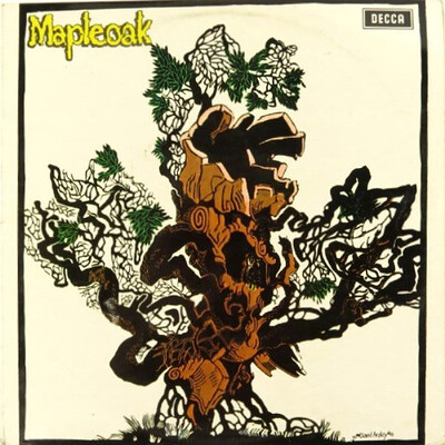 MAPLEOAK - S/T Very rare UK Lp from 1971. Featuring Peter Quaife, ex-Kinks. Superb condition. (LP)