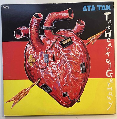 VARIOUS ARTISTS (SYNTH / ELECTRO) - ATA TAK THE HEART OF GERMANY Rare Japanese compilation from 1985, incl Der Plan, Doraus & Die Marinas etc. (LP)