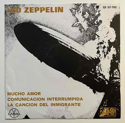 LED ZEPPELIN - MUCHO AMOR EP Rare Mexican ep from 1971. (7")