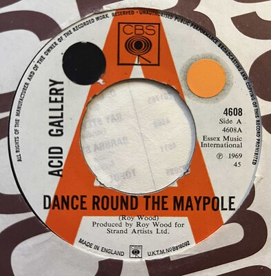 ACID GALLERY - DANCE ROUND THE MAYPOLE / Right Toe Blues Rare UK psych single from 1969, demo. (7")