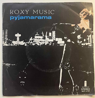 ROXY MUSIC - PYJAMARAMA / The Pride And The Pain Very rare Portuguese press from 1973. (7")