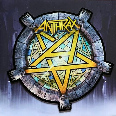 ANTHRAX - BLOOD EAGLE WINGS Lim. Ed. 666 Copies, Shaped Picture Disc (12")