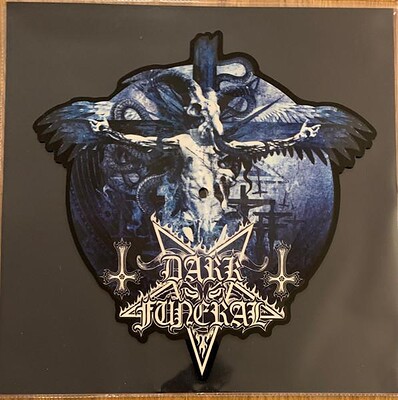 DARK FUNERAL - NAIL THEM TO THE CROSS Lim. Ed. 500 Copies, Shaped Picture Disc (12")