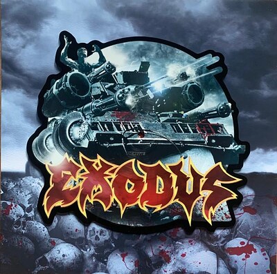 EXODUS - SHUDDER TO THINK Lim. Ed. 400 copies, Shaped Picture Disc (12")