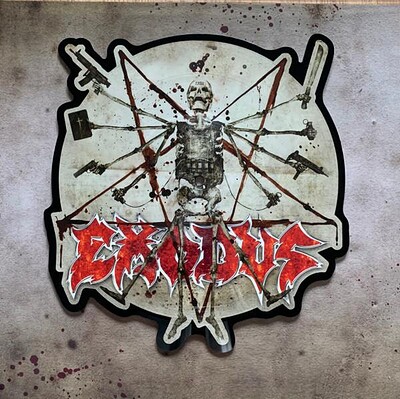EXODUS - DOWNFALL Lim. Ed. 400 copies, Shaped Picture Disc (12")