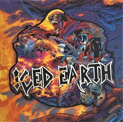 ICED EARTH - SLAVE TO THE DARK Lim. Ed. 500 Copies, Shaped Picture Disc (12")