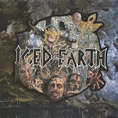 ICED EARTH - PLAGUES OF BABYLON Lim. Ed. 500 Copies, Shaped Picture Disc (12")