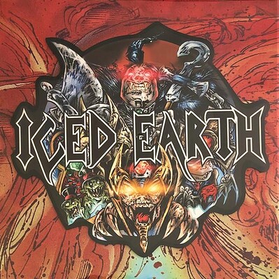 ICED EARTH - CREATURES OF THE NIGHT Lim. Ed. 500 Copies, Shaped Picture Disc (12")
