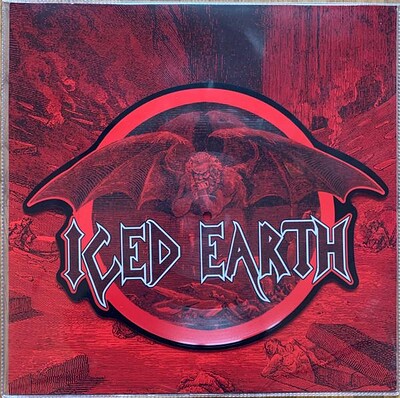 ICED EARTH - BURNT OFFERINGS Lim. Ed. 400 Copies, Shaped Picture Disc (12")