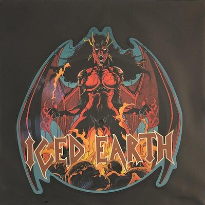 ICED EARTH - PURE EVIL Lim. Ed. 500 Copies, Shaped Picture Disc (12")