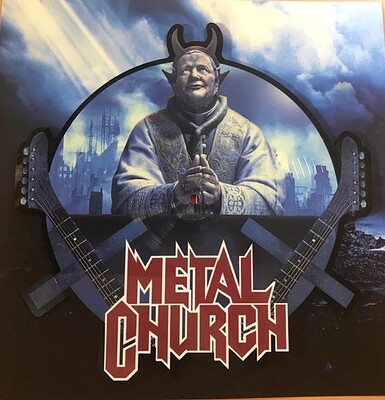 METAL CHURCH - OUT OF BALANCE Lim. Ed. 350 Copies, Shaped Picture Disc (12")