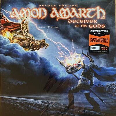AMON AMARTH - DECEIVER OF THE GODS Lim. Ed. 250 copies in orange vinyl (LP)