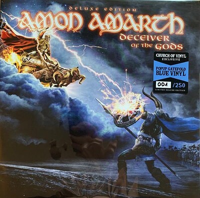 AMON AMARTH - DECEIVER OF THE GODS Lim. Ed. 250 copies in blue vinyl (LP)