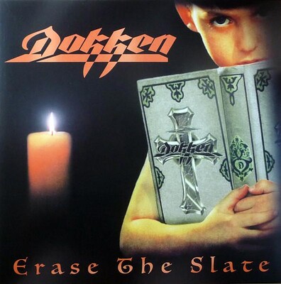 DOKKEN - ERASE THE SLATE Lim. Ed. 500 copies in orange vinyl, first time on vinyl (LP)