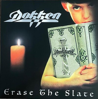 DOKKEN - ERASE THE SLATE Lim. Ed. 500 copies in clear vinyl, first time on vinyl (LP)
